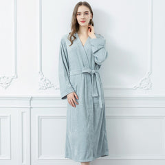 Bathrobe – Couple Four Seasons Unisex Towel Robe – Women’s & Men’s - NOIRPYJAMA