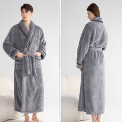 Couple’s Thick Night-Robe – Autumn & Winter Loungewear - NOIRPYJAMA