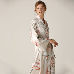 Soft Colours Floral Pyjama 3 Piece Set - NoirPyjamas