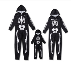 Halloween Family Pyjama – Parent & Child Printed One-Piece Suit - NOIRPYJAMA