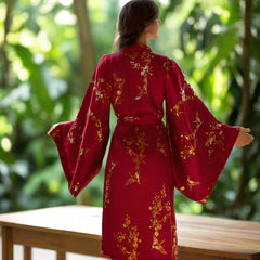 Wedding Feather Nightgown - NoirPyjamas