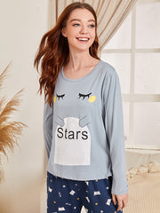 Cute Casual Sleepwear Pyjama Sets - NoirPyjamas