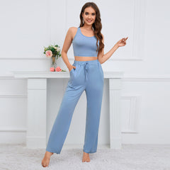 -Piece Loungewear Set with Cardigan – Comfortable & Stylish - NOIRPYJAMA