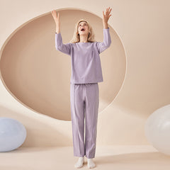 Ladies’ Sporty Pyjama Set – Cotton Comfort & Leisure Wear - NOIRPYJAMA