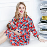 Baby Delivery Gown Maternity Gown Set - NoirPyjamas