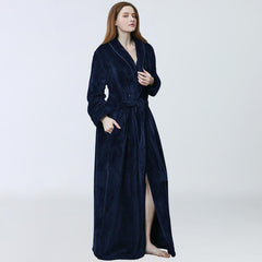 Gown Women Winter Warm Bathrobe Pajamas - NoirPyjamas