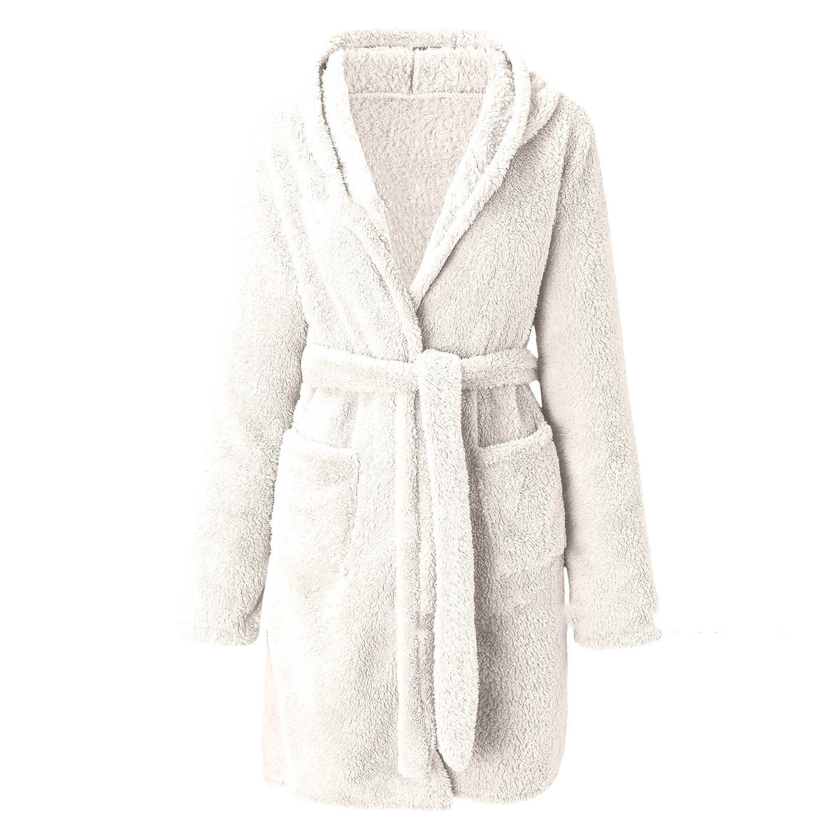 Coral Velvet Winter Nightgown Cute Duck Pyjama - NoirPyjamas