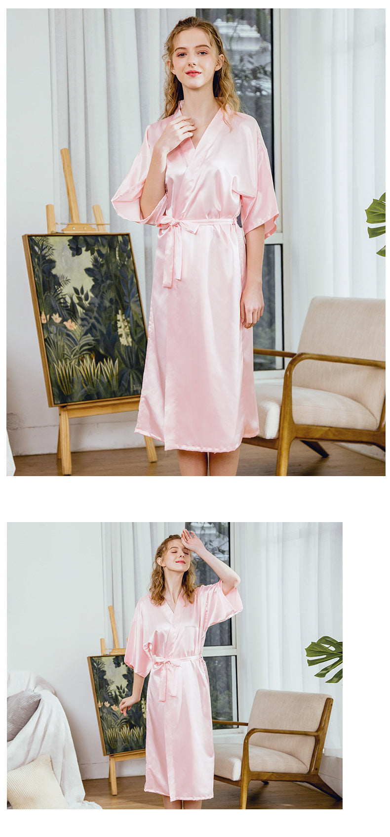 Pajamas silk wedding pajamas women - NoirPyjamas