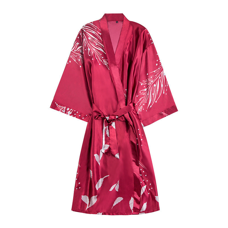 Home night gown - NoirPyjamas