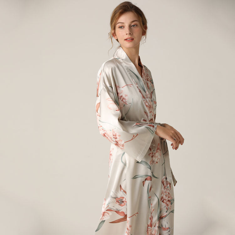 Soft Colours Floral Pyjama 3 Piece Set - NoirPyjamas