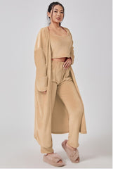 Cozy Pyjama Set, 3 Piece Lounge Set, Cute Loungewear - NoirPyjamas