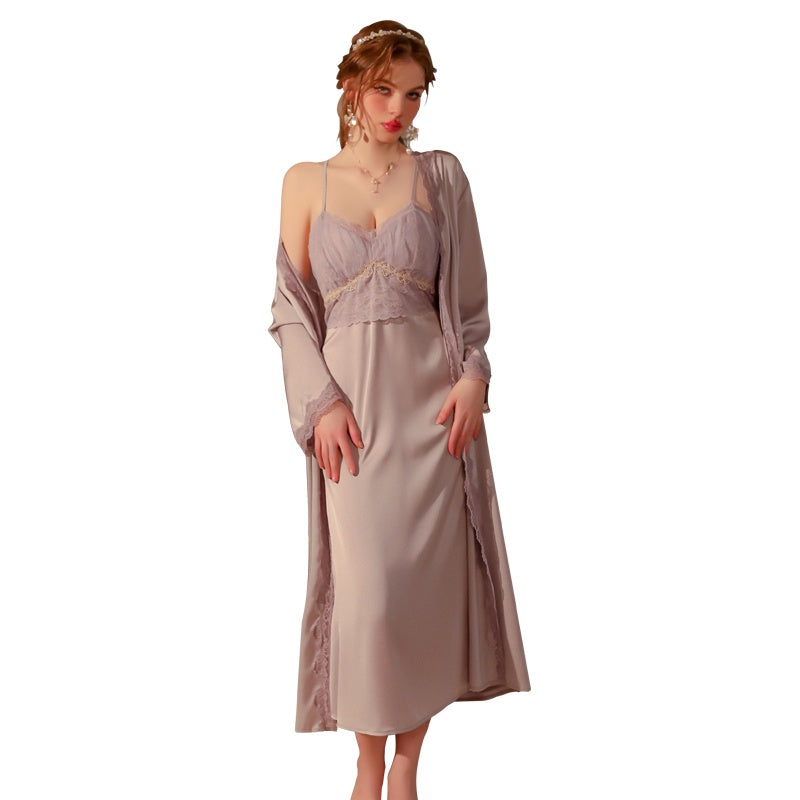 Night gown With Breast Pad - NoirPyjamas