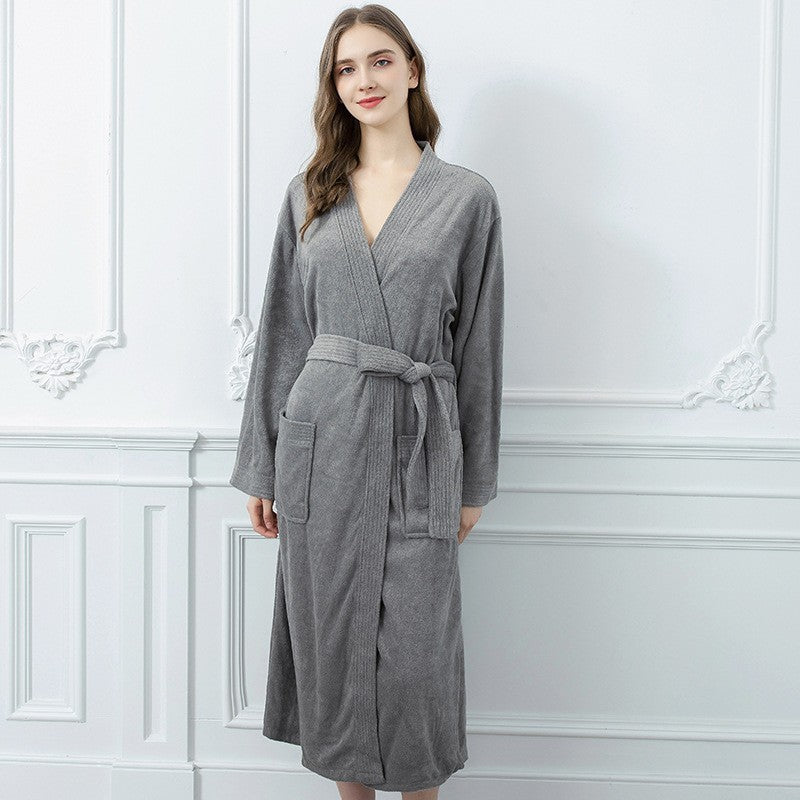 Bathrobe – Couple Four Seasons Unisex Towel Robe – Women’s & Men’s - NOIRPYJAMA