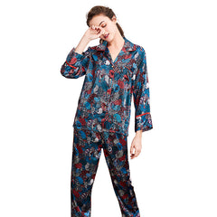 Spinning Silk 2-Piece Pyjama Set – Soft Polyester Sleepwear