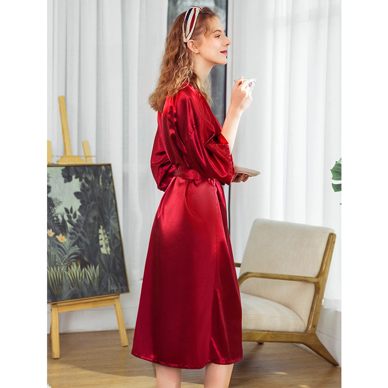 Pajamas silk wedding pajamas women - NoirPyjamas