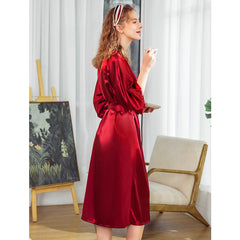 Pajamas silk wedding pajamas women - NoirPyjamas