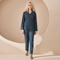 Couple Home Thickened Cotton Pyjamas - NoirPyjamas