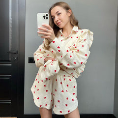 Top Shorts Two-piece Pyjama set - NOIRPYJAMA