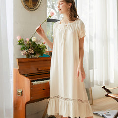 Lounge Dress – Bliss Cotton Long Skirt – Women’s - NOIRPYJAMA