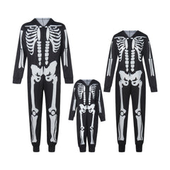 Halloween Family Pyjama – Parent & Child Printed One-Piece Suit