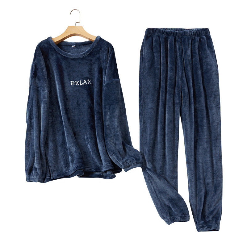 Flannel Pyjama Sets Winter Couple Sleepwear - NoirPyjamas
