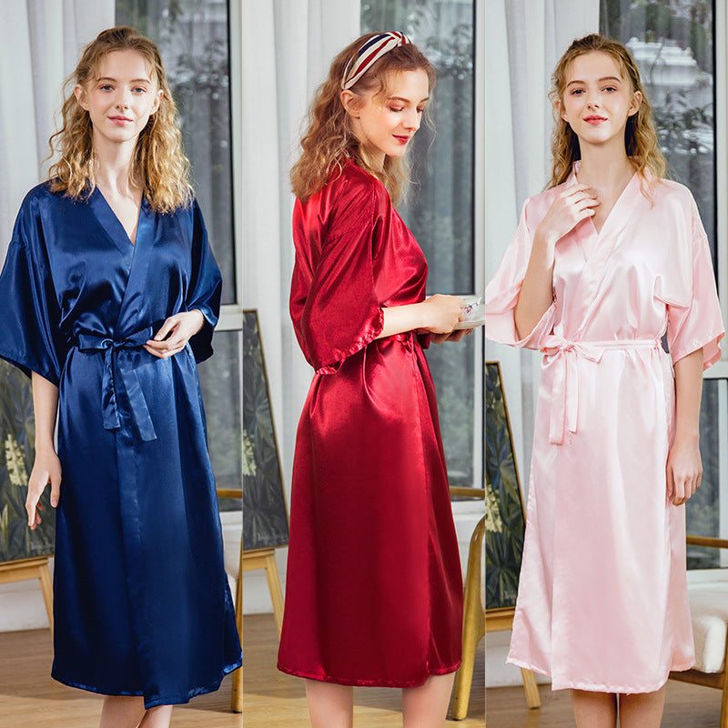 Pajamas silk wedding pajamas women - NoirPyjamas