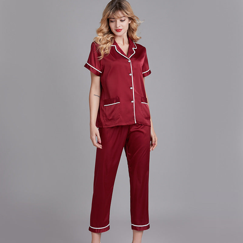 Summer large Pyjama two piece suit - NoirPyjamas