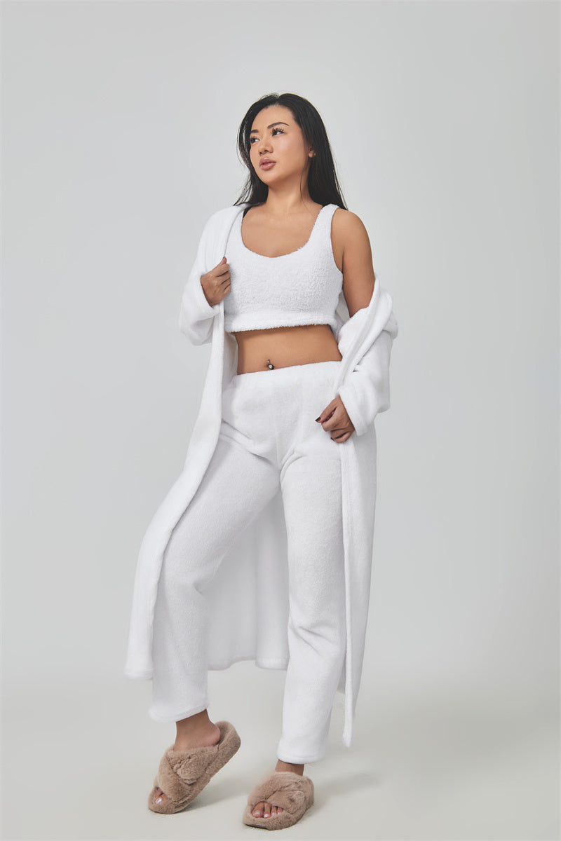Cozy Pyjama Set, 3 Piece Lounge Set, Cute Loungewear - NoirPyjamas