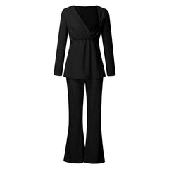 Nursing 2-Piece Maternity Pyjama Set - NOIRPYJAMA