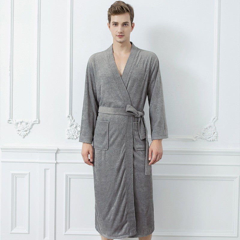 Bathrobe – Couple Four Seasons Unisex Towel Robe – Women’s & Men’s - NOIRPYJAMA