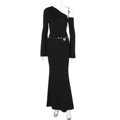 Oblique Bloom Two-Piece Skirt Set - NOIRPYJAMA