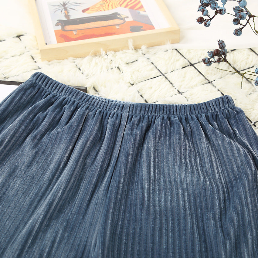 Luxury Stripe Velvet Pyjama Set