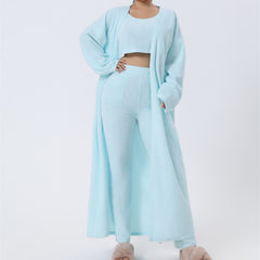 Cozy Pyjama Set, 3 Piece Lounge Set, Cute Loungewear - NoirPyjamas