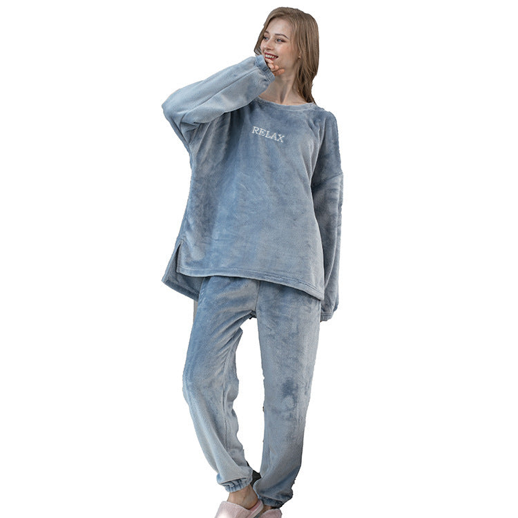 Flannel Pyjama Sets Winter Couple Sleepwear - NoirPyjamas