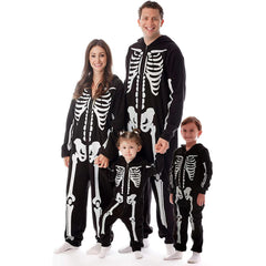 Halloween Family Pyjama – Parent & Child Printed One-Piece Suit