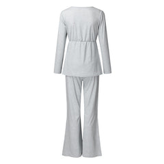 Nursing 2-Piece Maternity Pyjama Set - NOIRPYJAMA