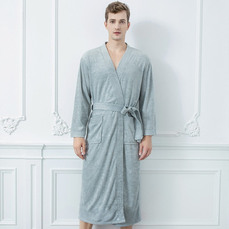 Bathrobe – Couple Four Seasons Unisex Towel Robe – Women’s & Men’s - NOIRPYJAMA