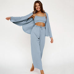 Fashion Pyjama 3-Piece Undershirt Set – Comfortable & Versatile - NOIRPYJAMA