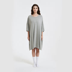 Fashionable Short-sleeved Printed Nightgown
