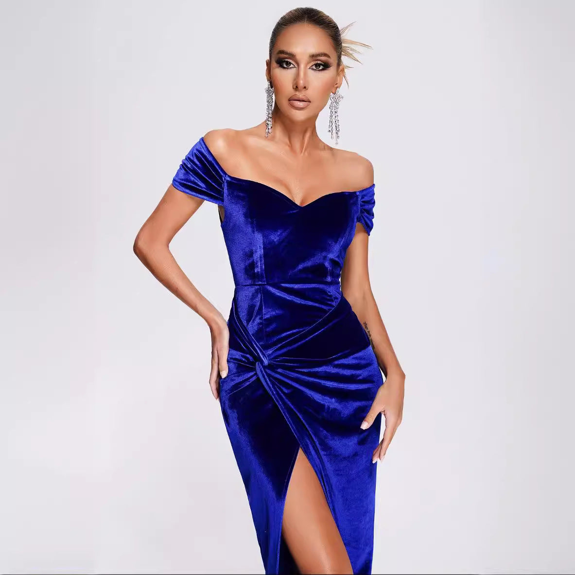 Celeste Curve Dress - NOIRPYJAMA