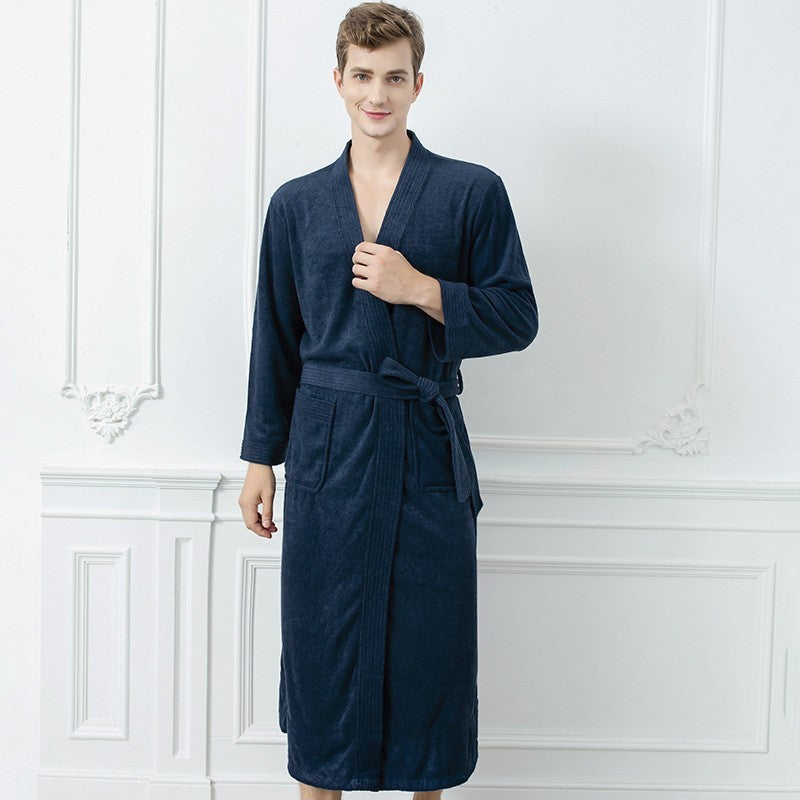 Bathrobe – Couple Four Seasons Unisex Towel Robe – Women’s & Men’s - NOIRPYJAMA