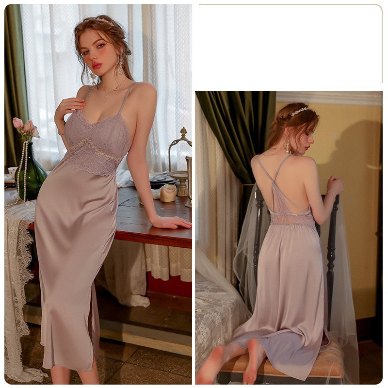 Night gown With Breast Pad - NoirPyjamas