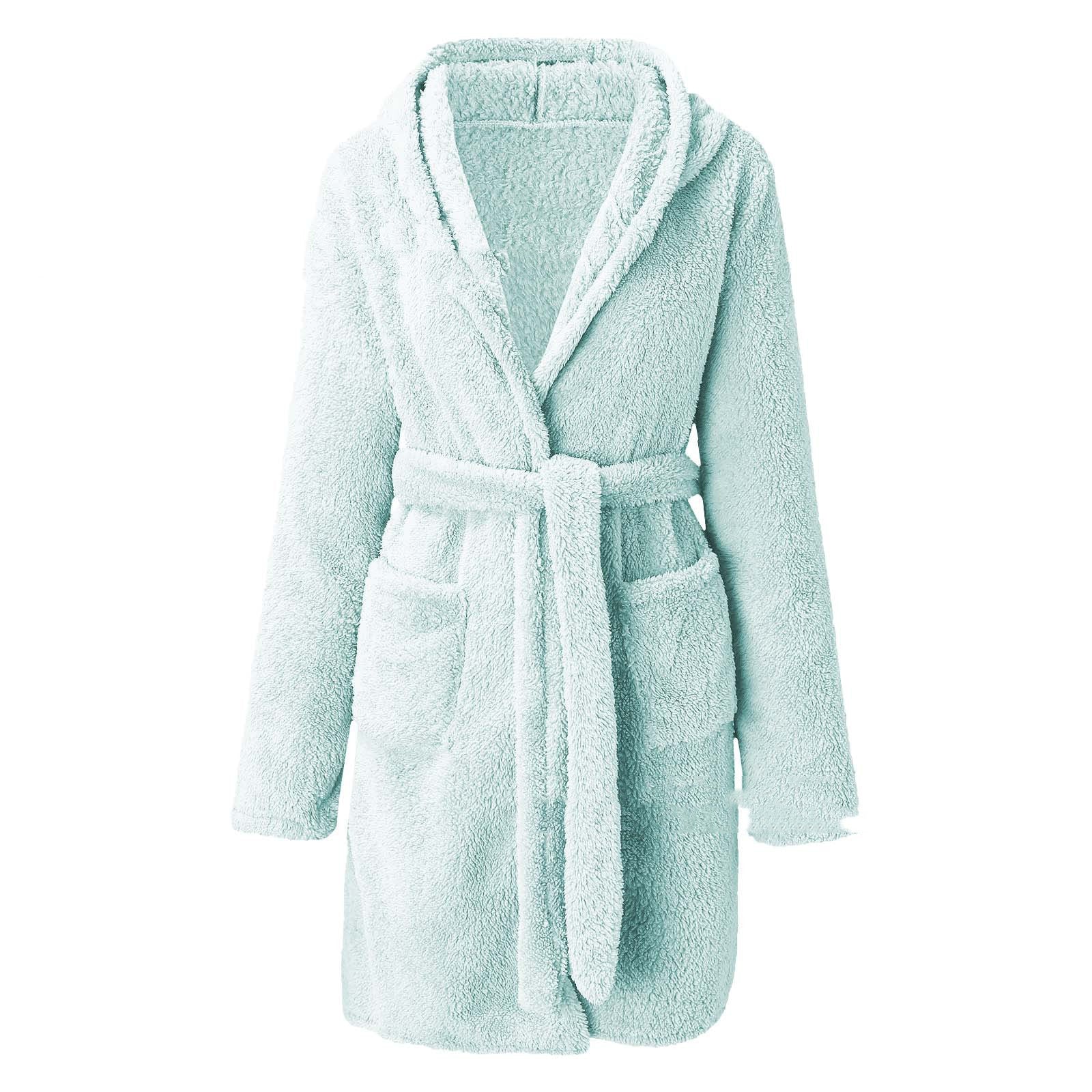 Coral Velvet Winter Nightgown Cute Duck Pyjama - NoirPyjamas