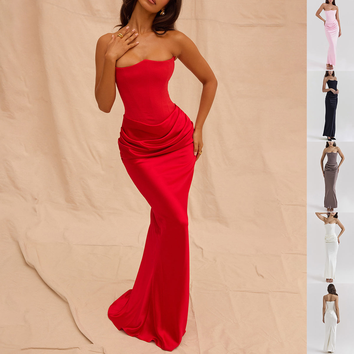Celeste Bandeau Gown - NOIRPYJAMA