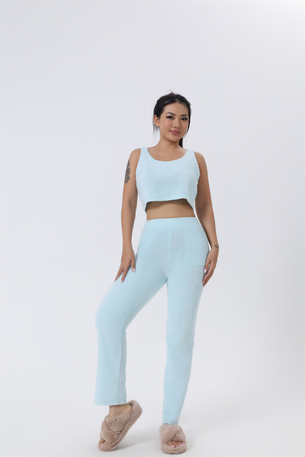 Cozy Pyjama Set, 3 Piece Lounge Set, Cute Loungewear - NoirPyjamas