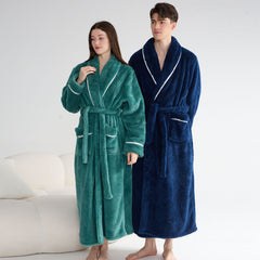 Couple’s Thick Night-Robe – Autumn & Winter Loungewear