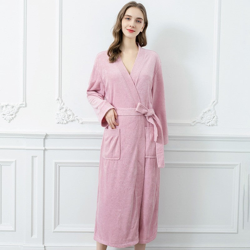 Bathrobe – Couple Four Seasons Unisex Towel Robe – Women’s & Men’s - NOIRPYJAMA