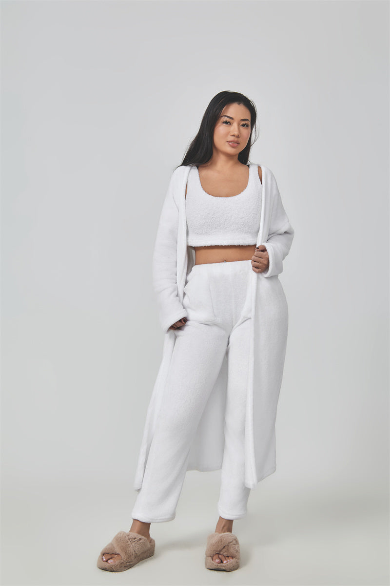 Cozy Pyjama Set, 3 Piece Lounge Set, Cute Loungewear - NoirPyjamas
